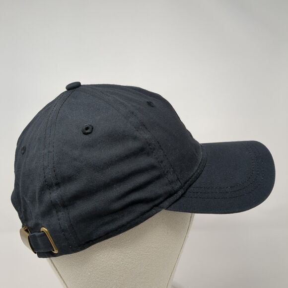 Universal Thread Slideback Hat Black One Size Adjustable Solid Blank - Picture 4 of 8